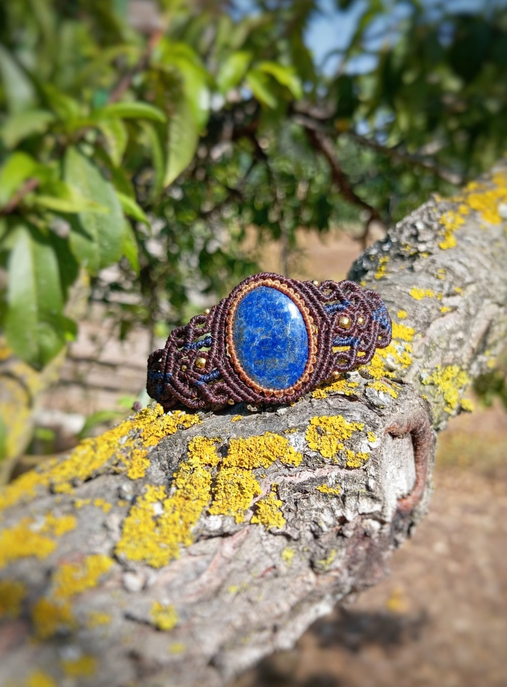 Brazalete con Lapislázuli (Pieza única)