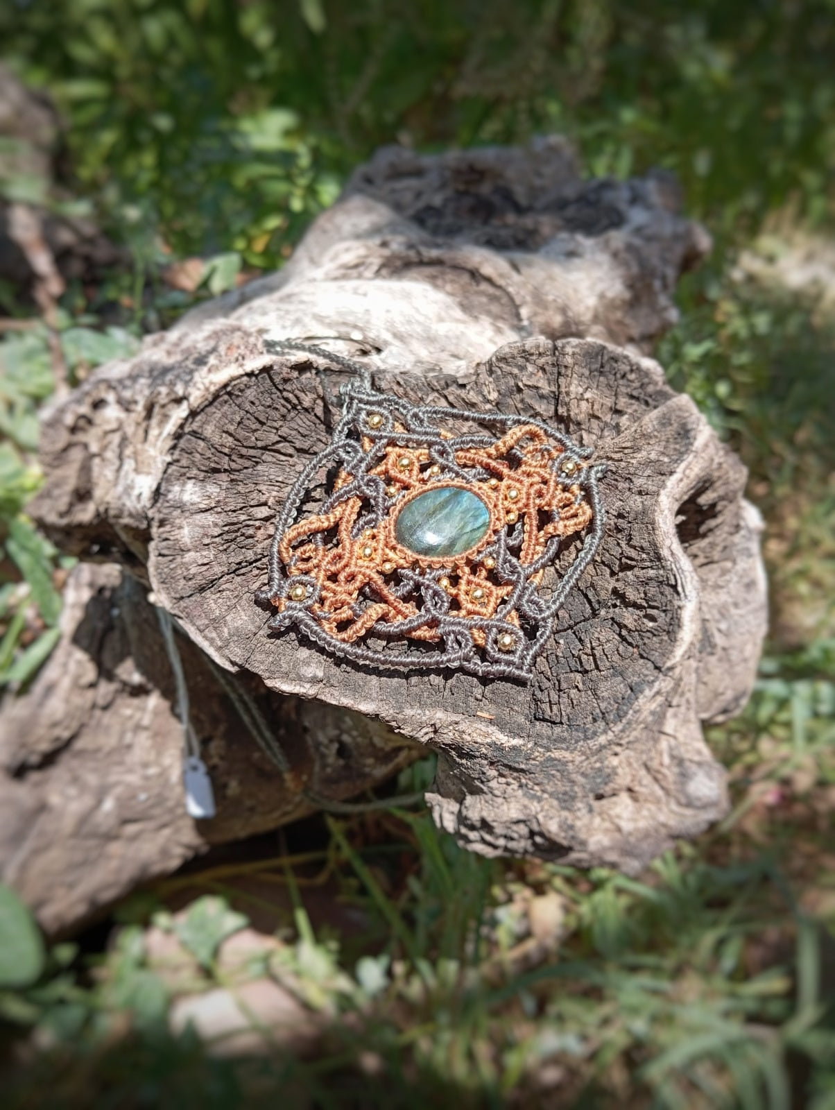 Mandala con Labradorita (Pieza única)