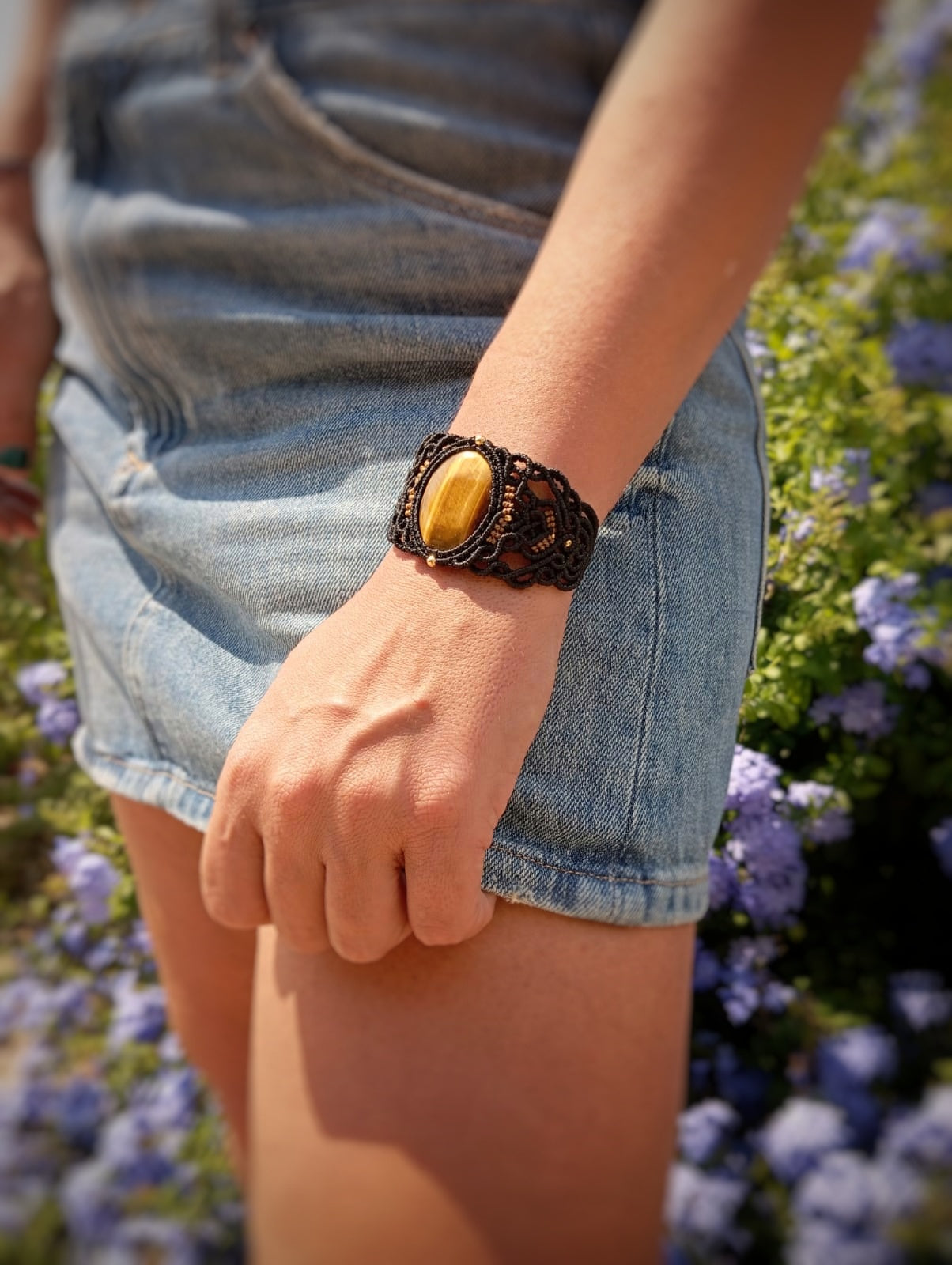 Brazalete Ojo de Tigre (Pieza Única)