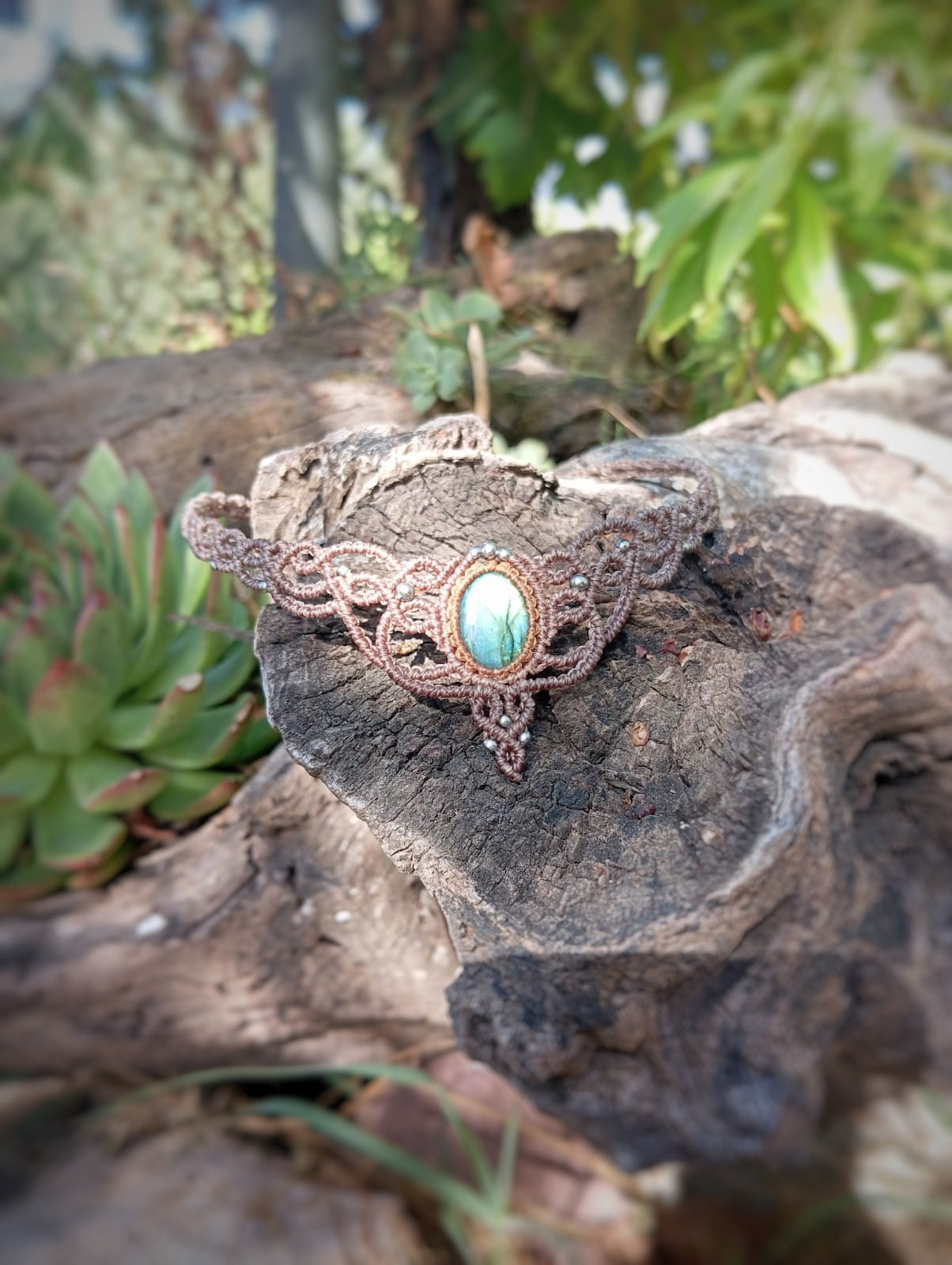 Gargantilla con Labradorita (Pieza única)