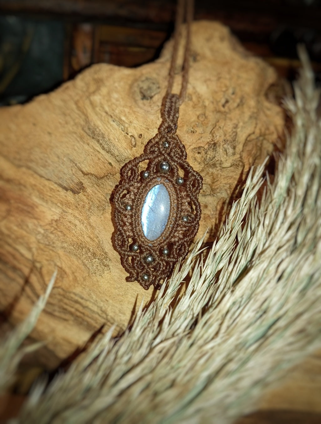 Colgante con Piedra Luna (Pieza Única)