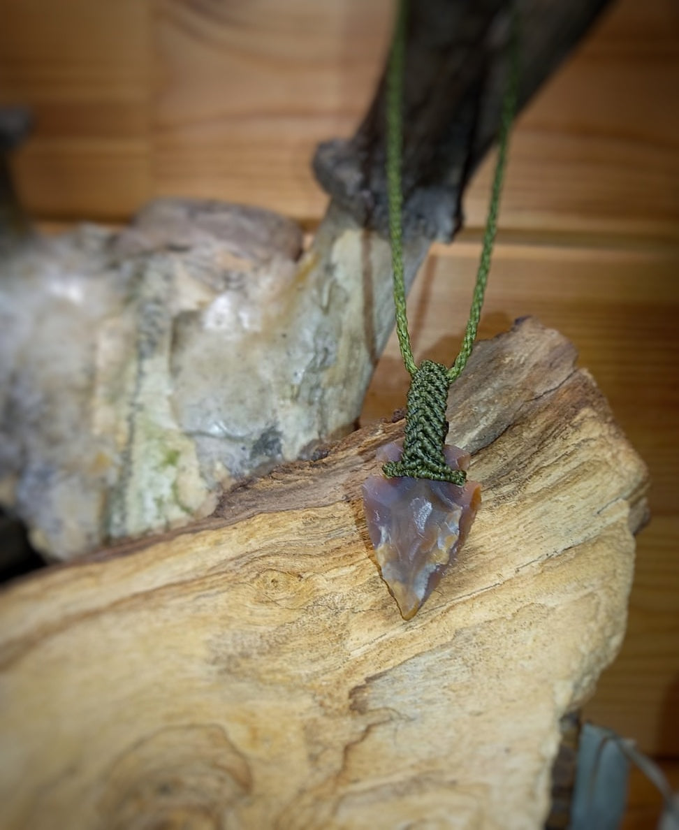 Punta de Flecha, de Jaspe Oceánico (Pieza Única)