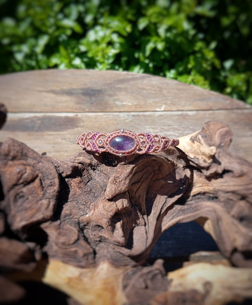 NOVEDAD Pulsera con Amatista Pieza única)