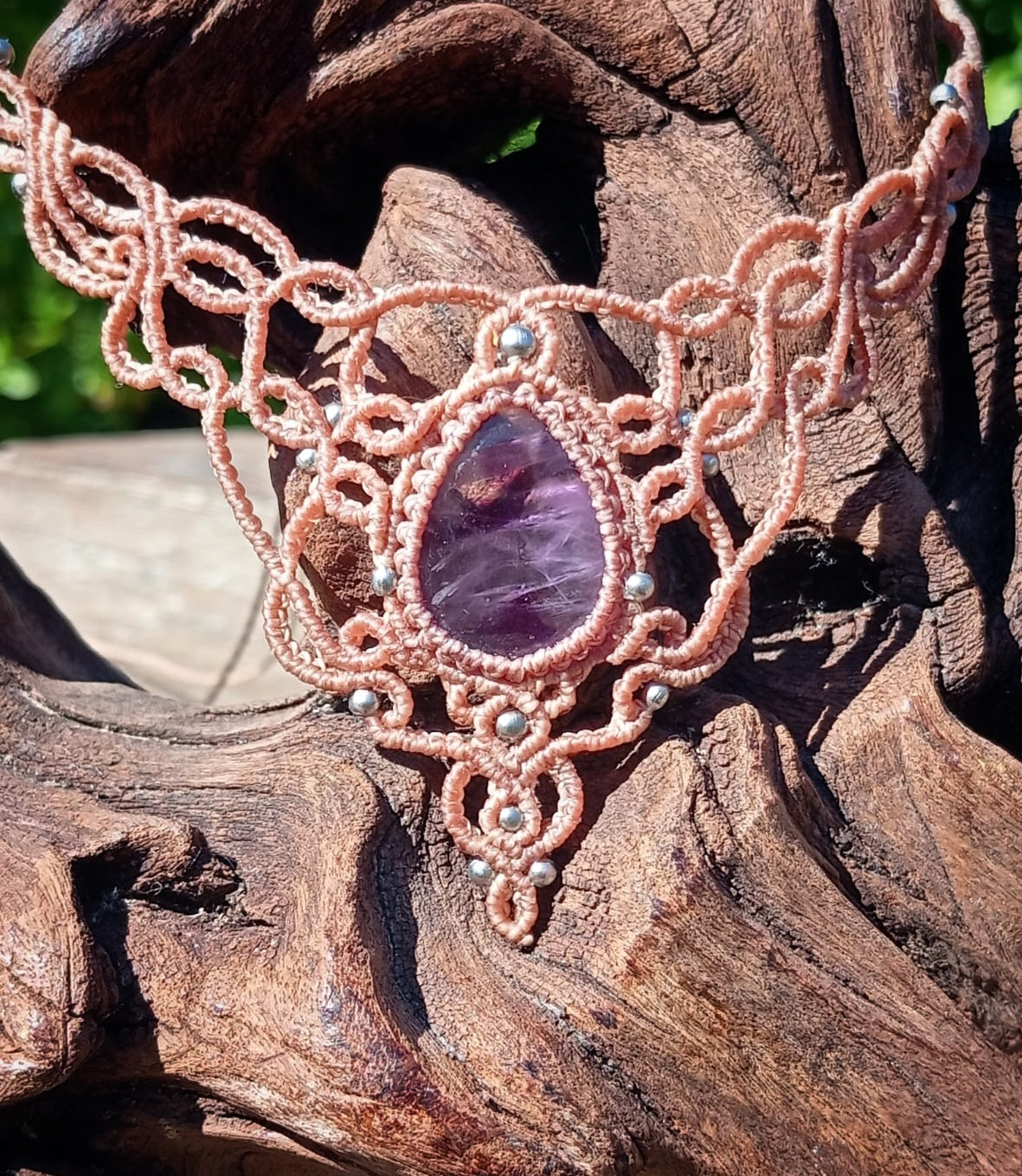 NOVEDAD Gargantilla con Amatista (Pieza única)