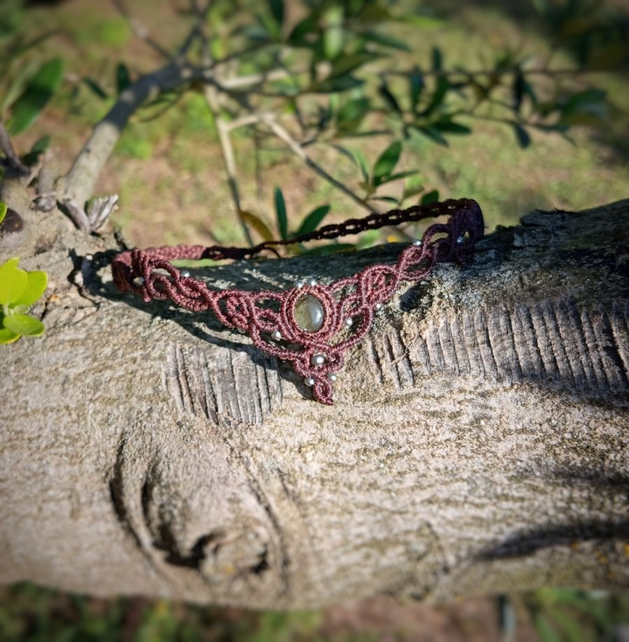 NOVEDAD Gargantilla con Labradorita (Pieza única)