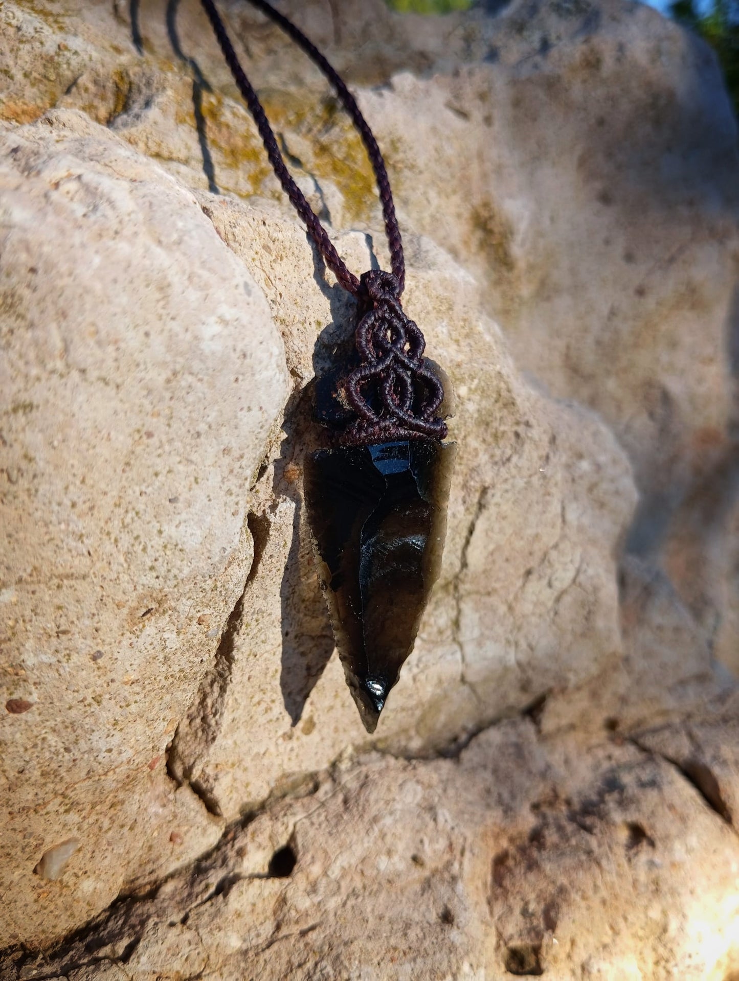 NOVEDAD Punta de Flecha de Obsidiana (Pieza única)