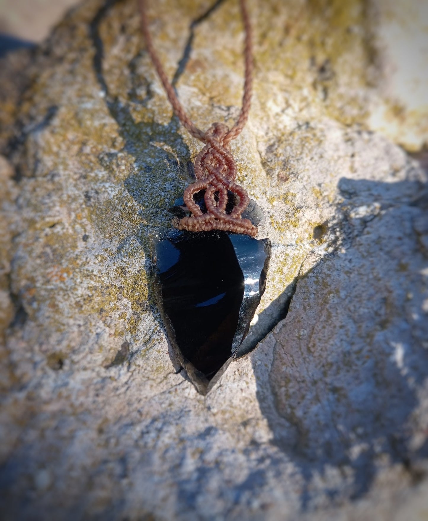NOVEDAD Punta de Flecha de Obsidiana (Pieza única)