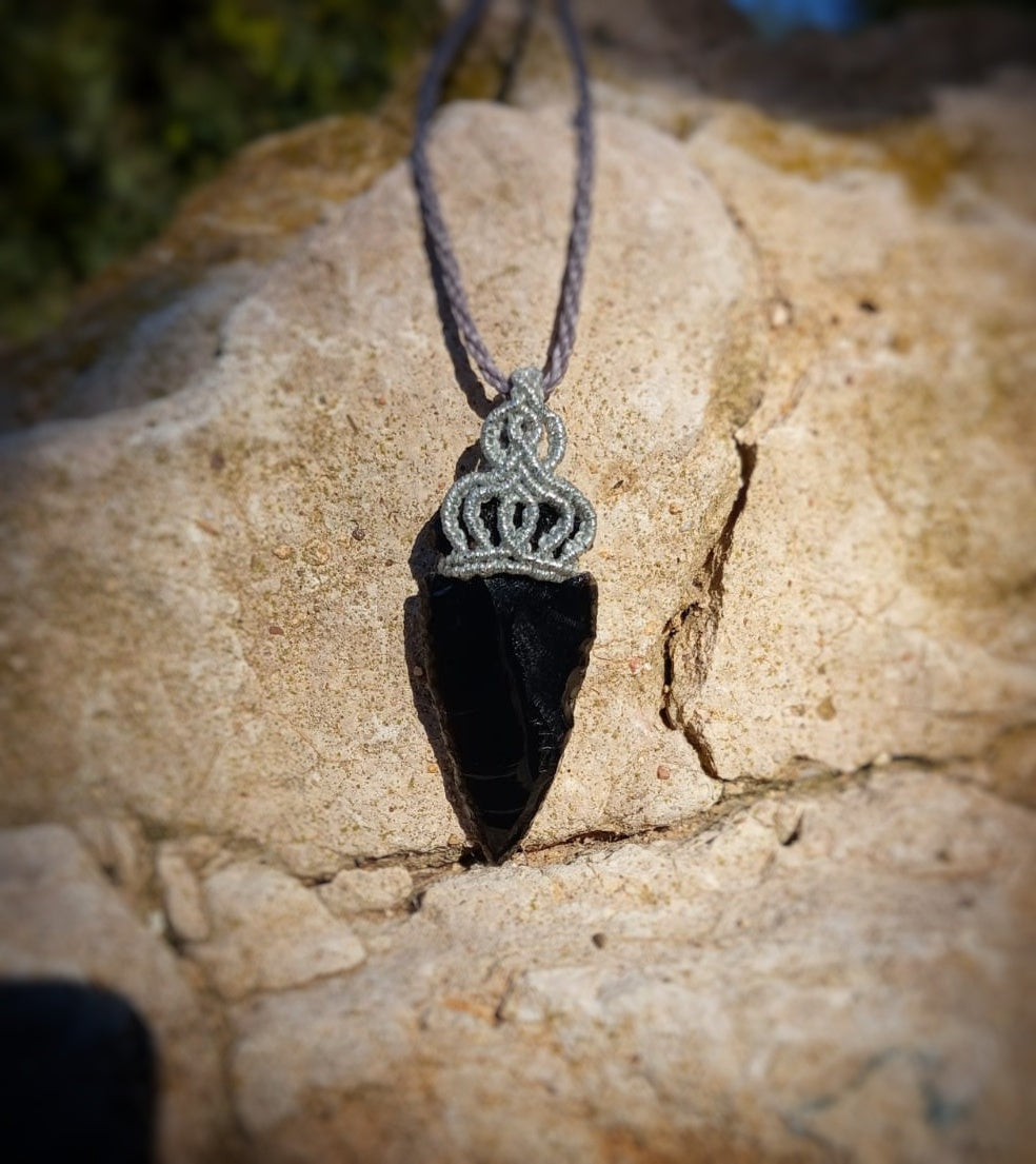 NOVEDAD Punta de Flecha de Obsidiana (Pieza única)