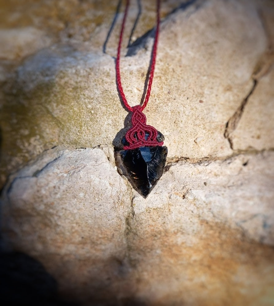 NOVEDAD Punta de Flecha de Obsidiana (Pieza única)
