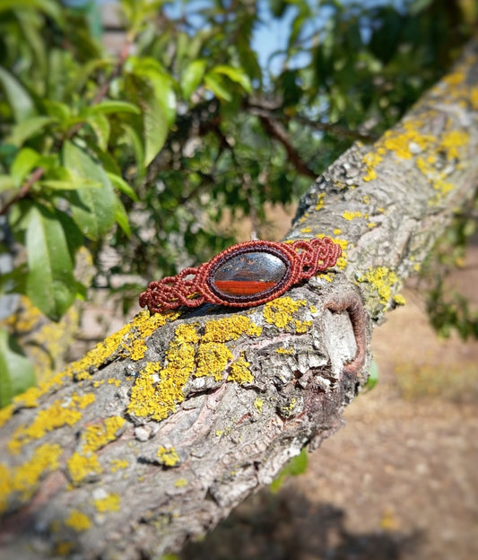 Pulsera con Agatha Hierro (Pieza única)