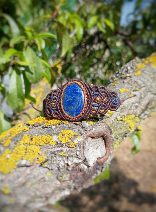 Brazalete con Lapislázuli (Pieza única)