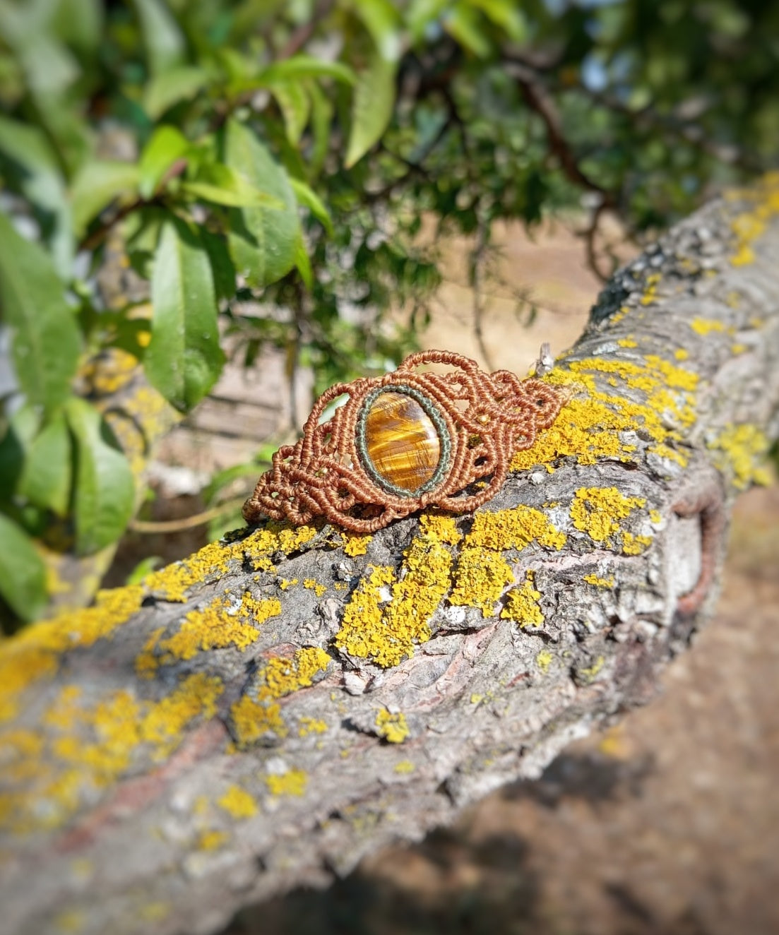 Pulsera con Ojo de Tigre (Pieza unica)