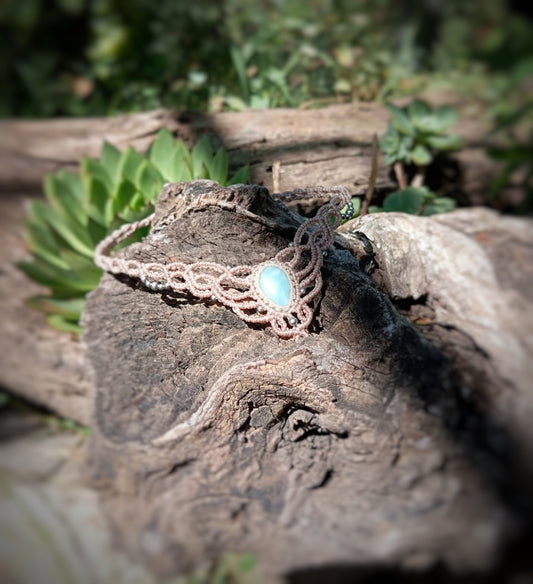 Gargantilla con Larimar (Pieza única)