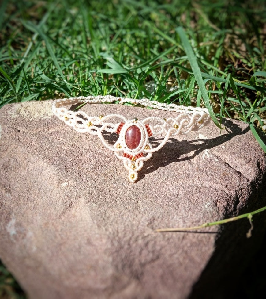 Gargantilla con Ojo de Buey (Pieza única)