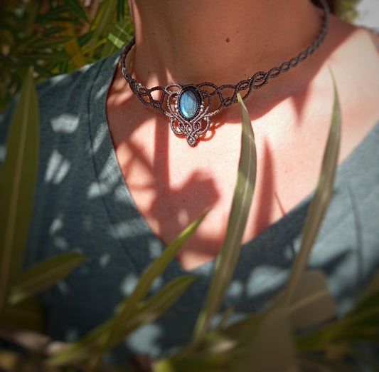 Gargantilla con Labradorita (Pieza única)