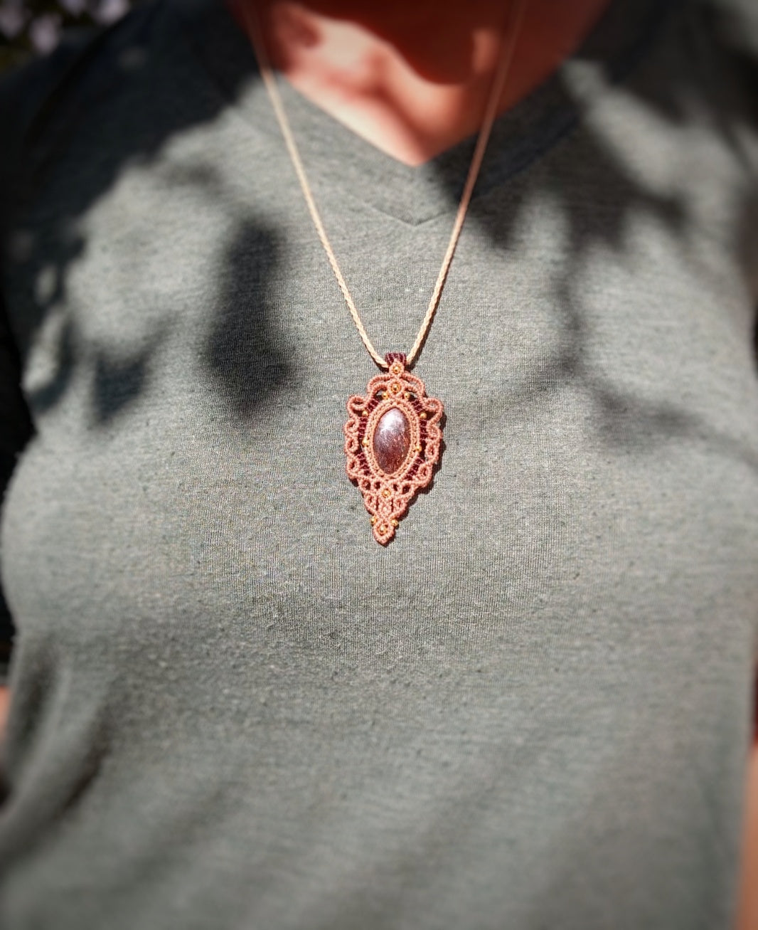 Colgante con Broncita (Pieza única)