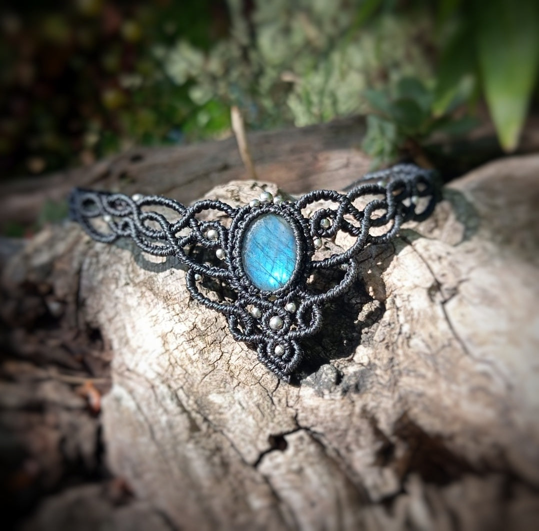 Gargantilla con Labradorita (Pieza única)