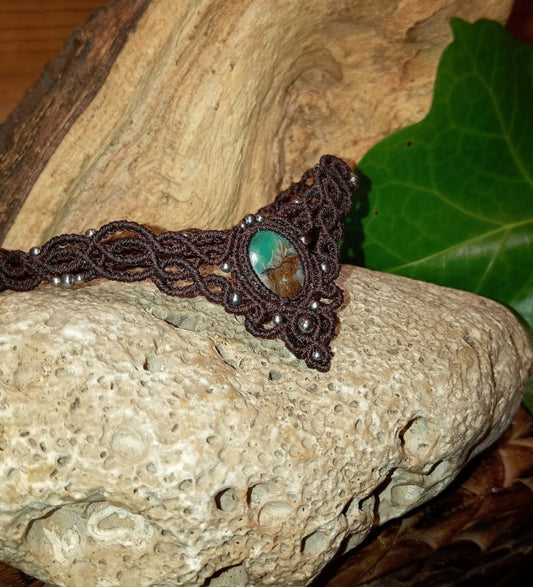Gargantilla con Crisoprasa (Pieza Única)