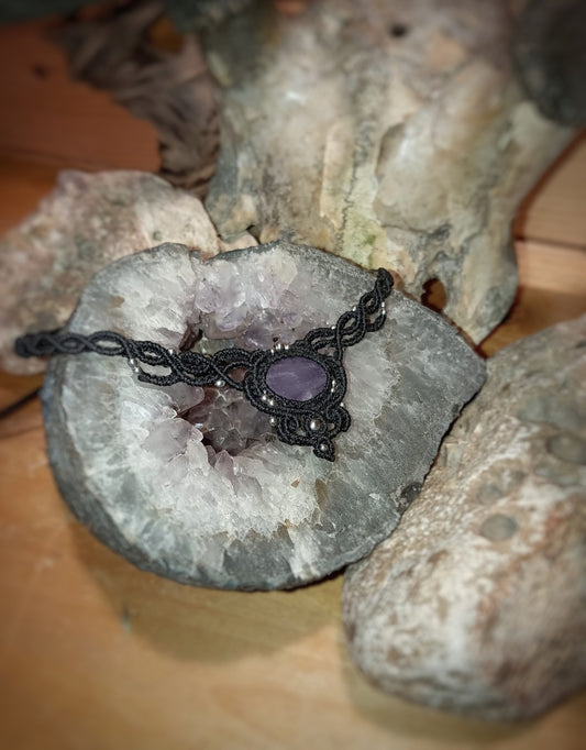 Gargantilla con Amatista (Pieza Única)