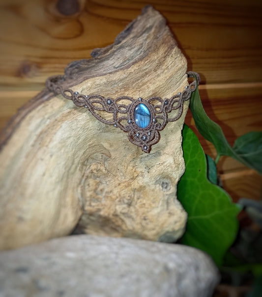 Gargantilla con Labradorita (Pieza Única)