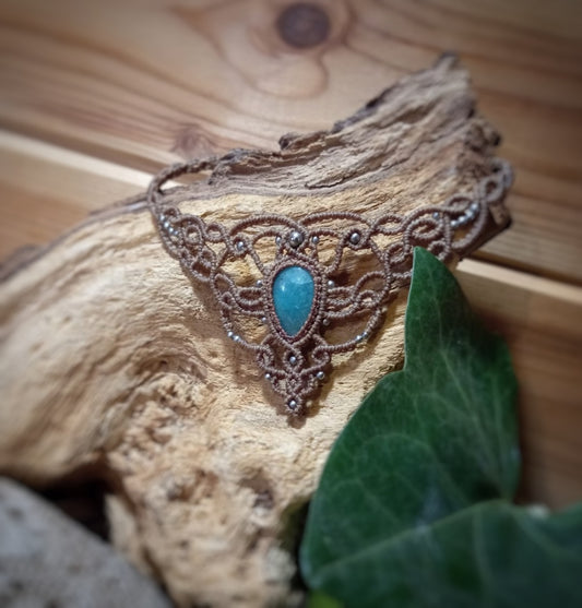 Gargantilla con Amazonita (Pieza Única)