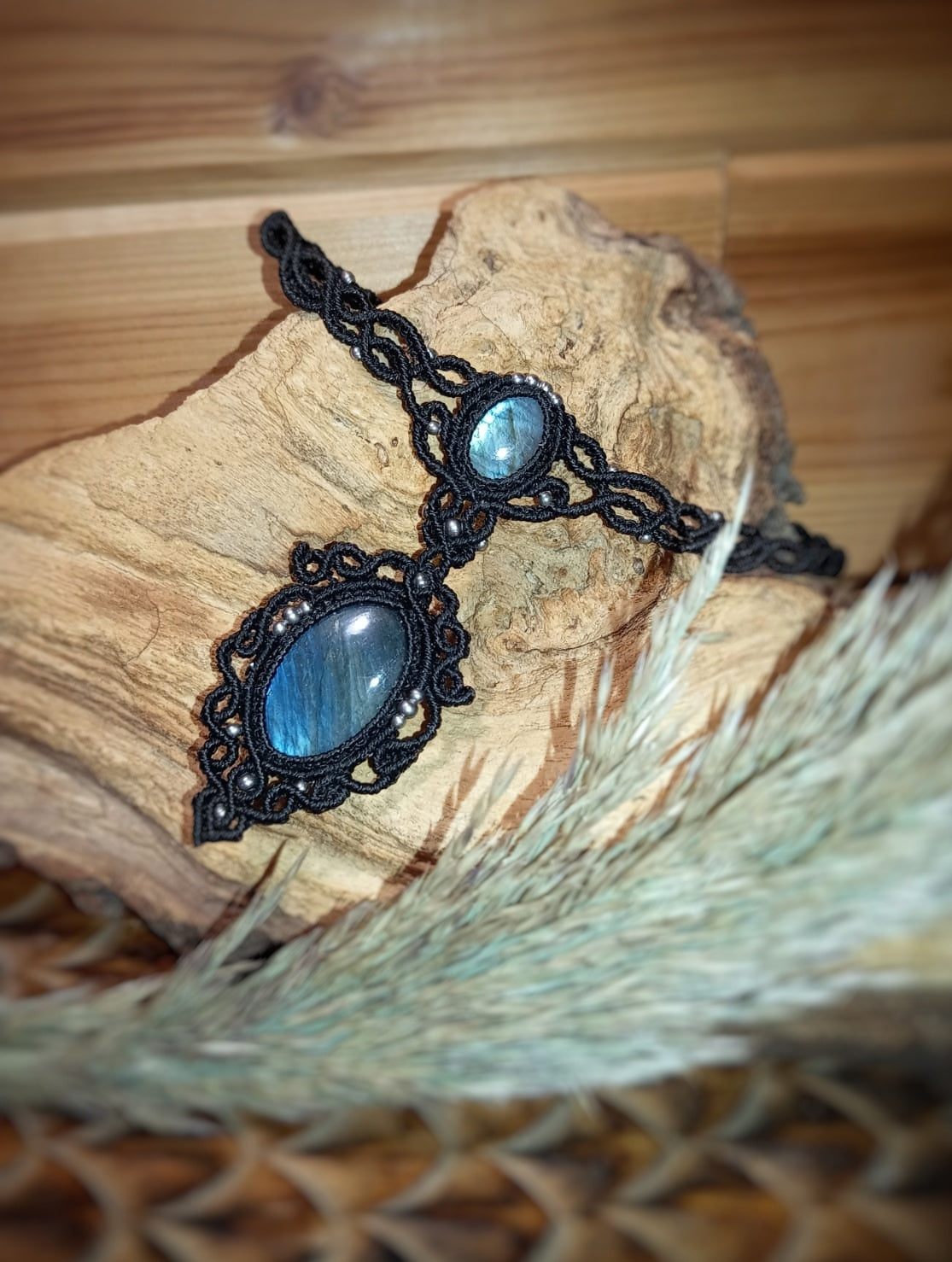 Gargantilla Arcana con Labradorita (Pieza Única)