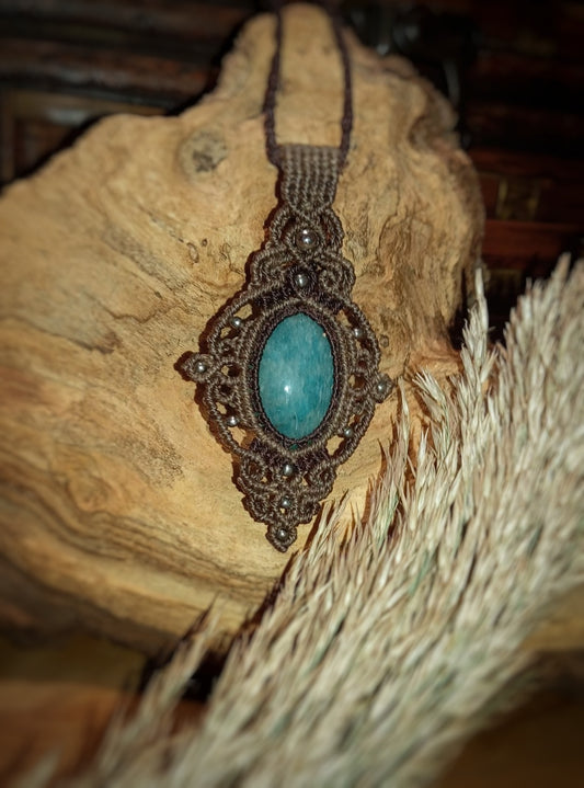 Colgante con Amazonita (Pieza Única)