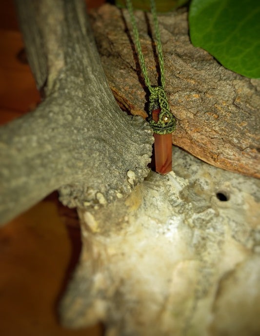 Colgante Punta de Cornalina (Pieza Única)