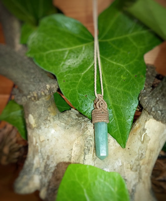 Colgante Punta de Amazonita (Pieza Única)