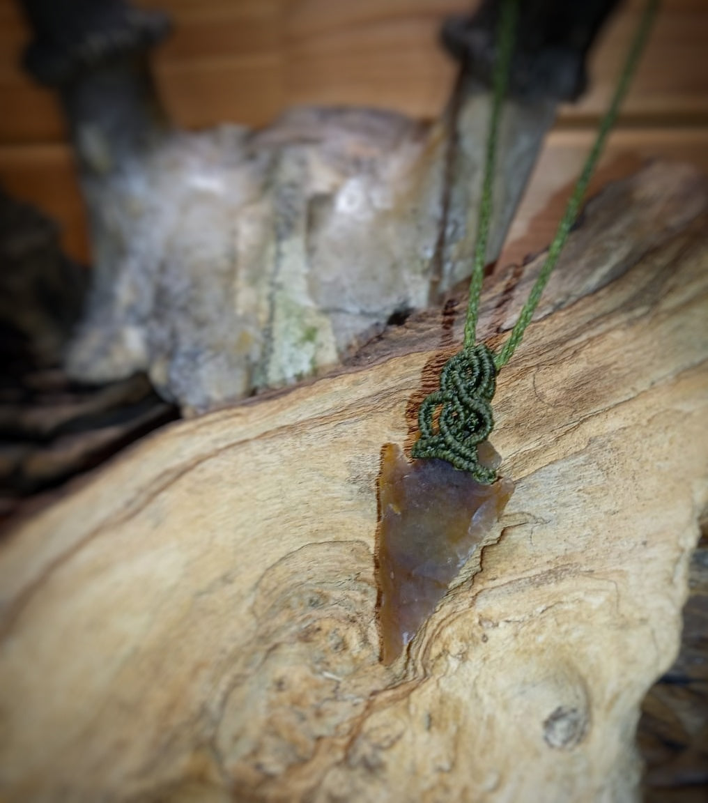 Punta de Flecha, de Jaspe Oceánico (Pieza Única)