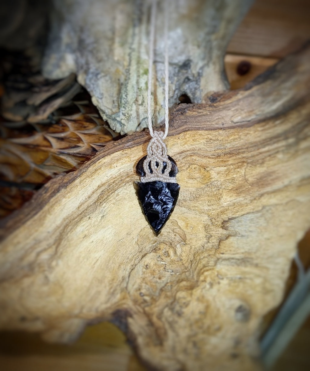 Punta de Flecha, de Obsidiana (Pieza Única)
