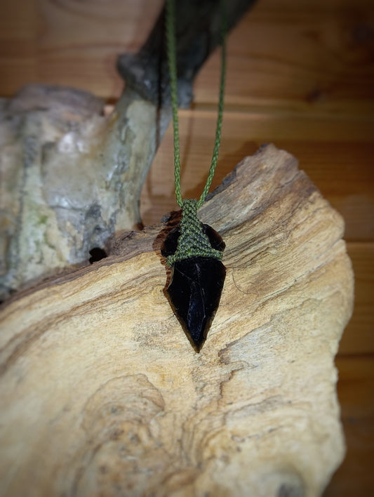 Punta de Flecha, de Obsidiana (Pieza Única)