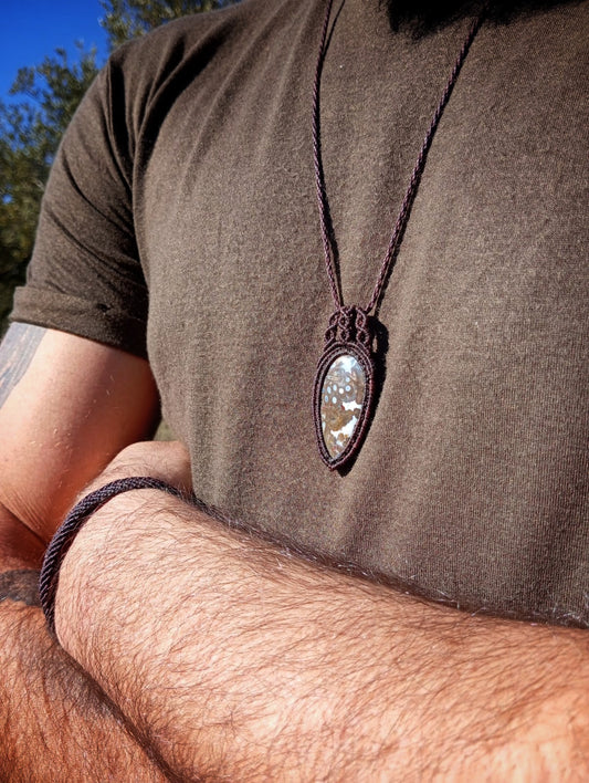 Colgante con Jaspe Oceánico (Pieza única)