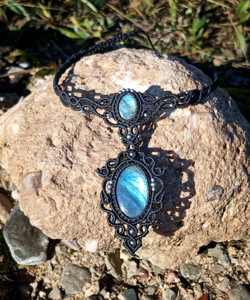 Gargantilla Arcana con Labradorita (Pieza Única)