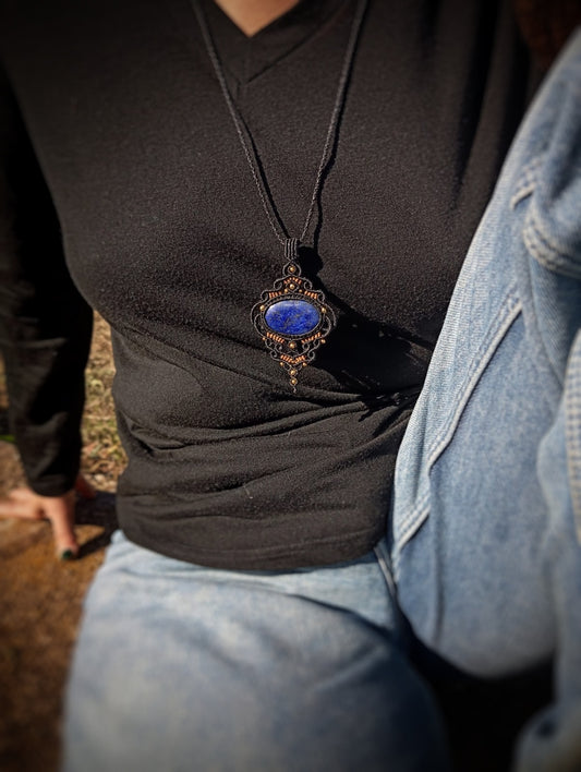 NOVEDAD Colgante con Lapislázuli (Pieza Única)