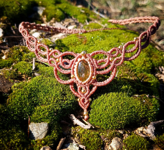 NOVEDAD Gargantilla con Citrino (Pieza Única)