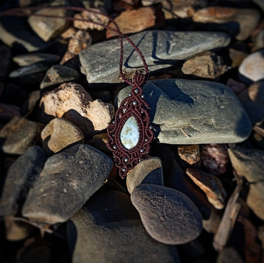 Colgante con Larimar (Pieza Única)