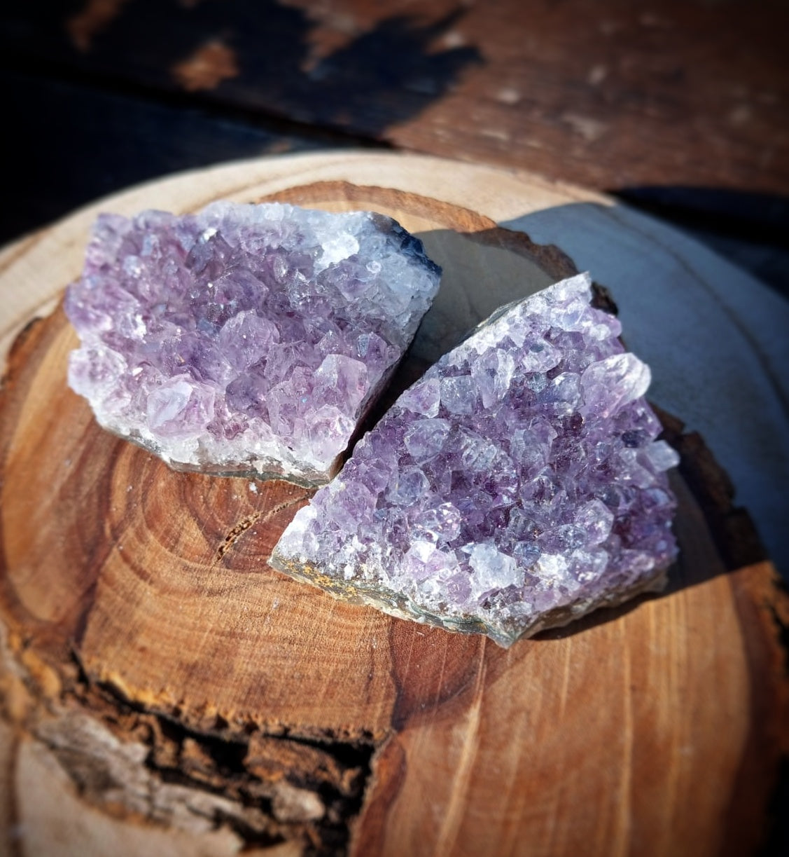 Mini Drusas de Amatista: Calma y paz