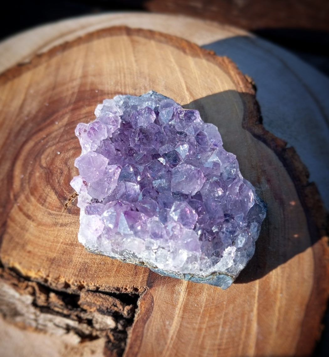 Mini Drusas de Amatista: Calma y paz