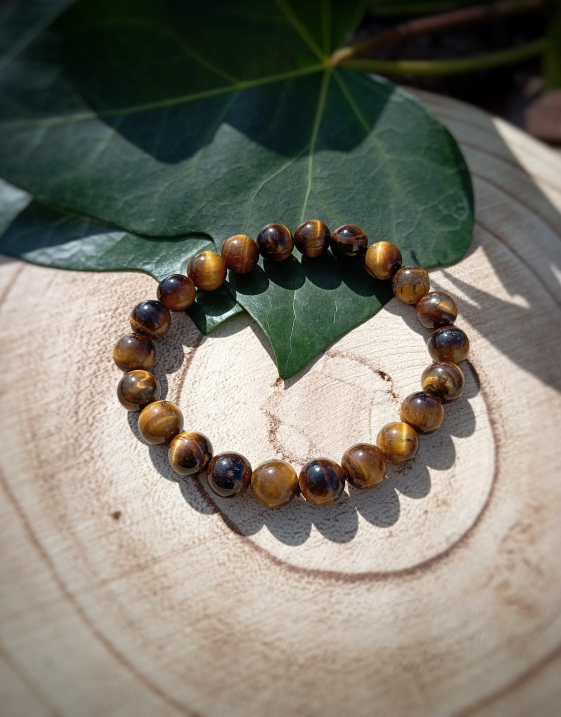Pulsera Ojo de Tigre (8 mm): Tu Amuleto de Valor