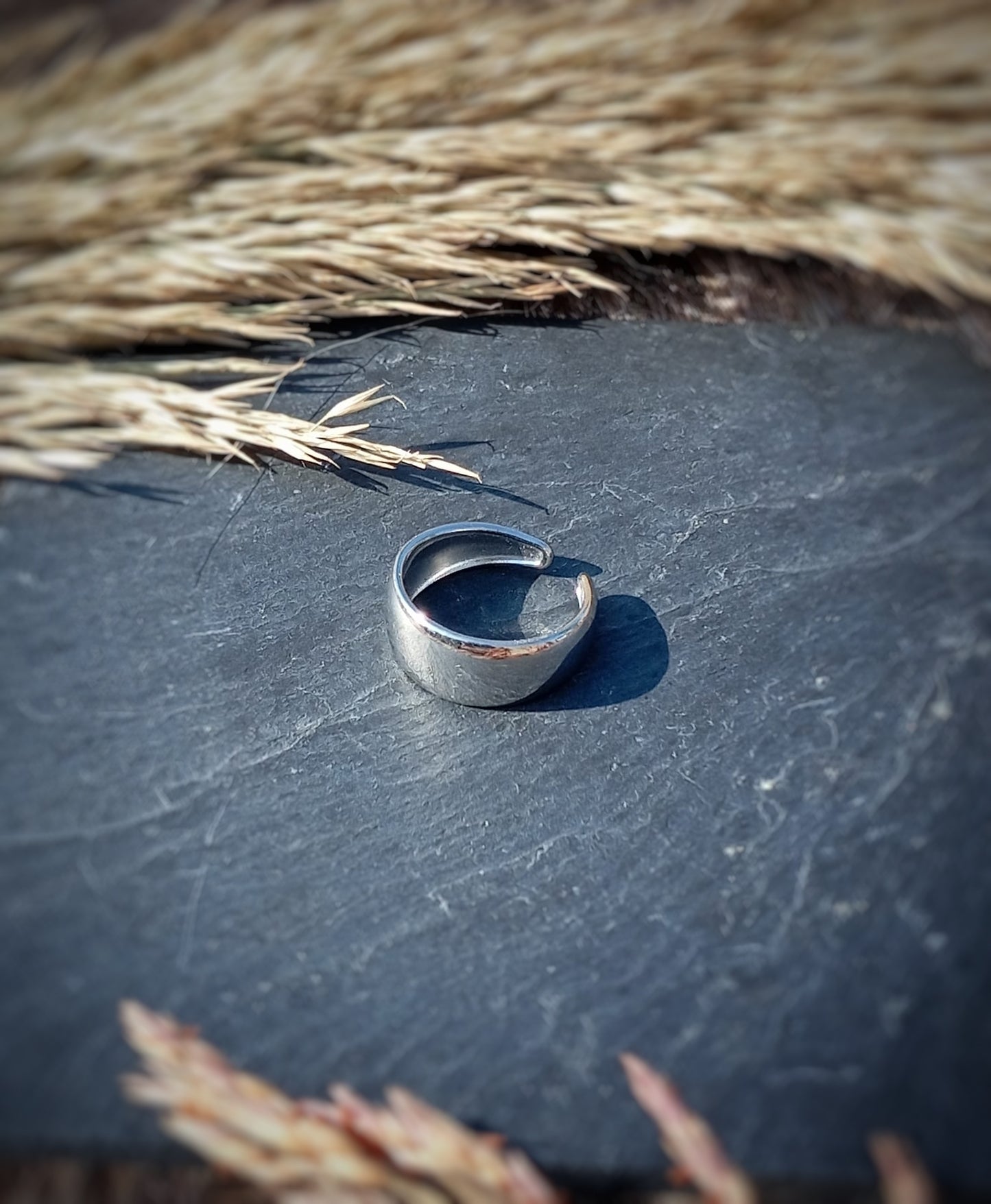 Anillo de acero Liso