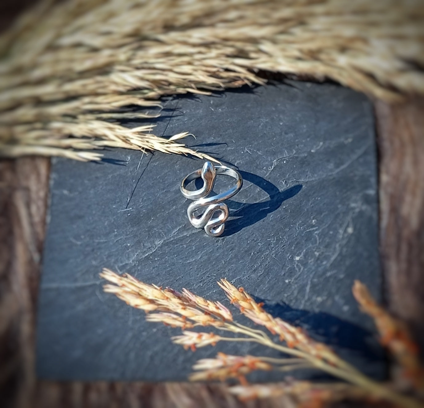 Anillo de acero Serpiente kundalini