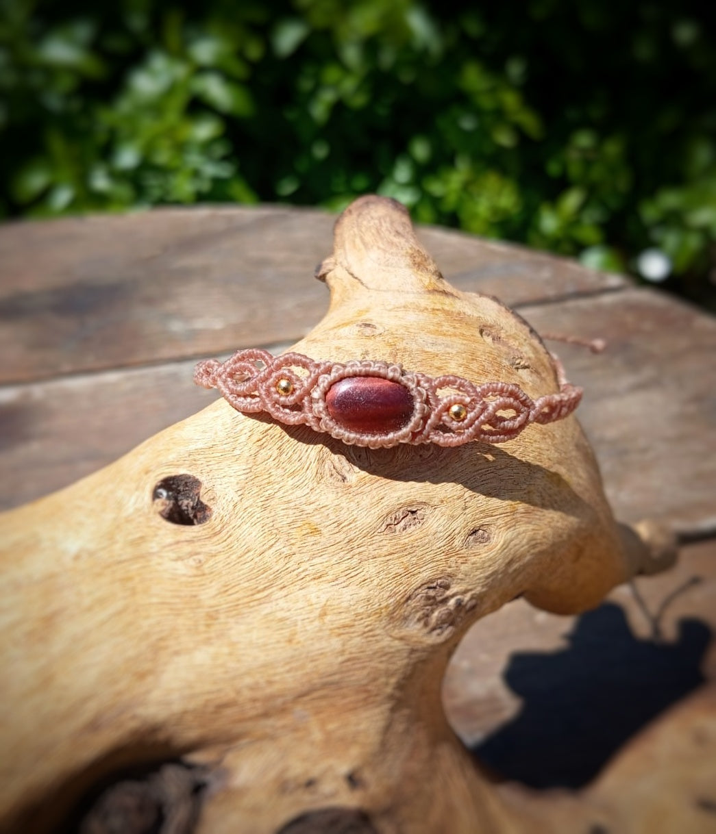 NOVEDAD  Pulsera Fine con Ojo de Buey (Pieza única)