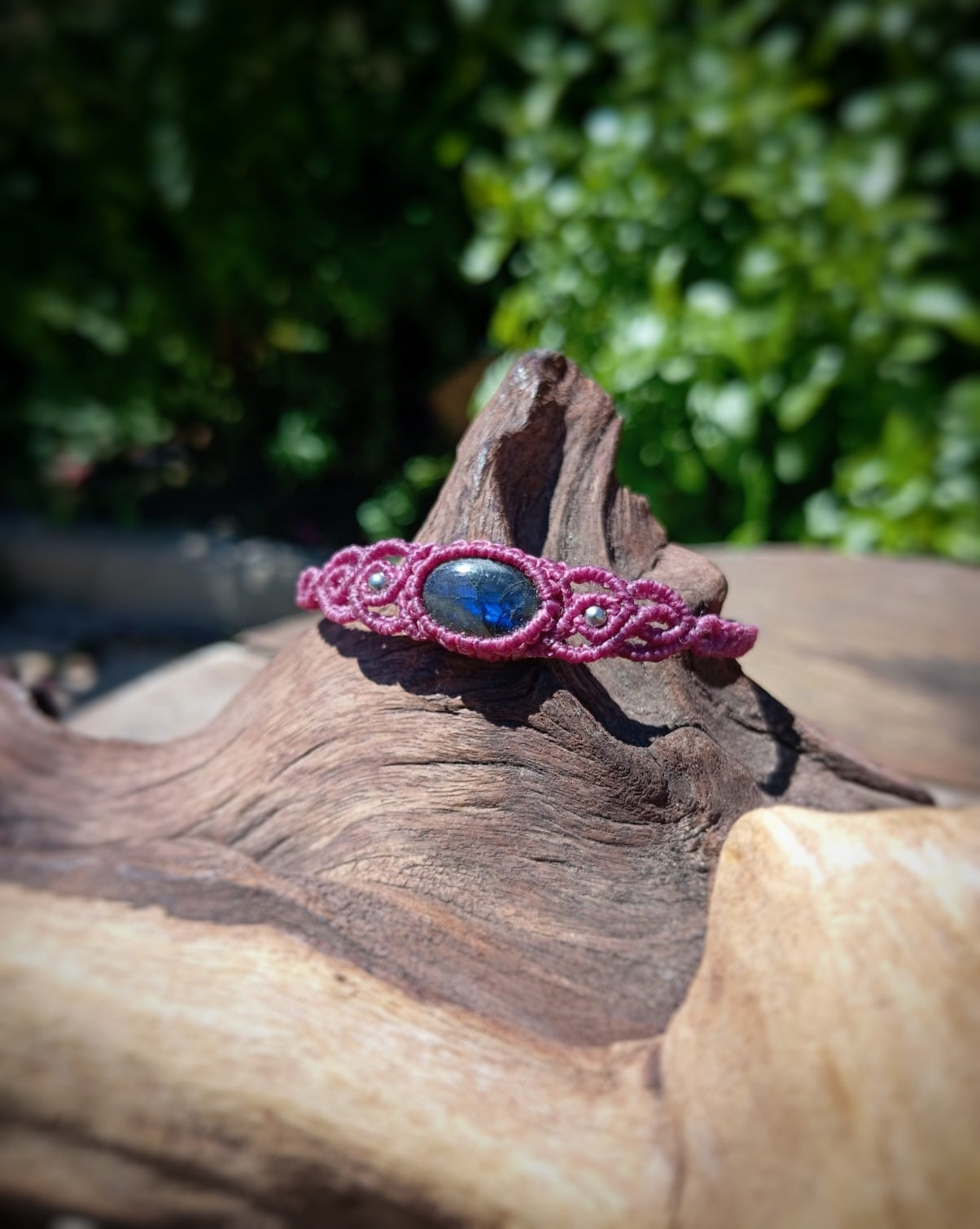 NOVEDAD  Pulsera Fine con Labradorita (Pieza única)
