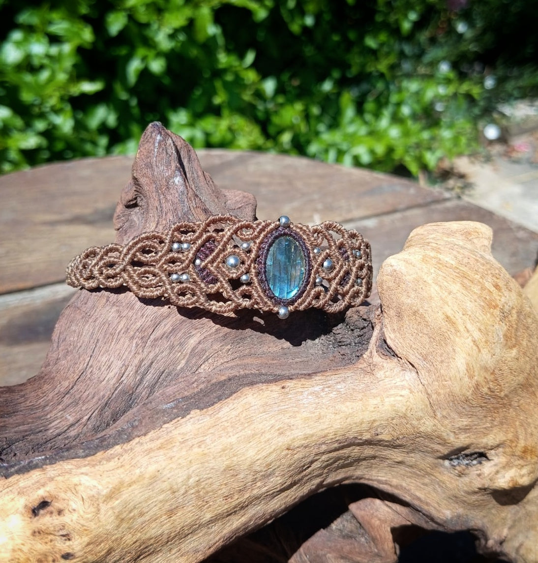 NOVEDAD Brazalete con Labradorita (Pieza única)