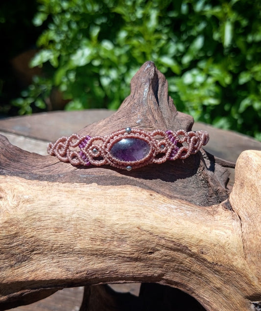 NOVEDAD  Pulsera con Amatista Pieza única)