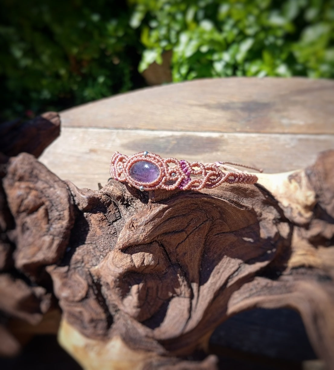 NOVEDAD  Pulsera con Amatista Pieza única)
