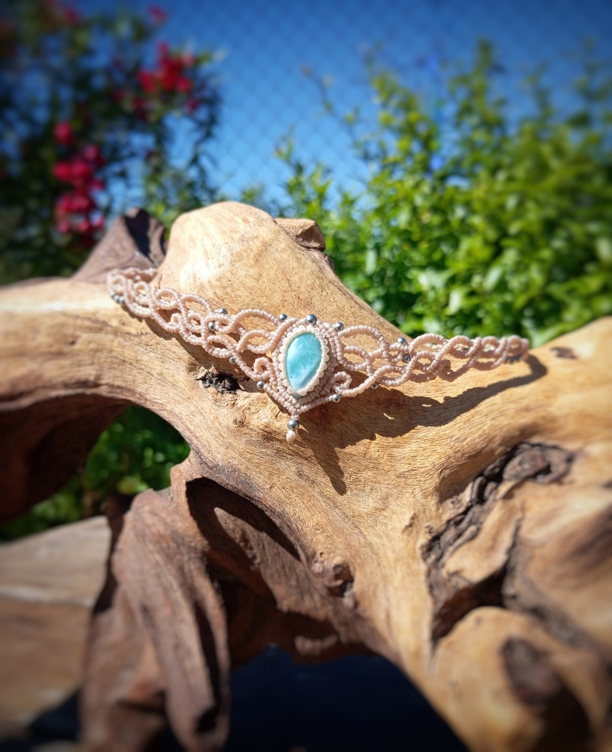 NOVEDAD Gargantilla con Larimar (Pieza única)