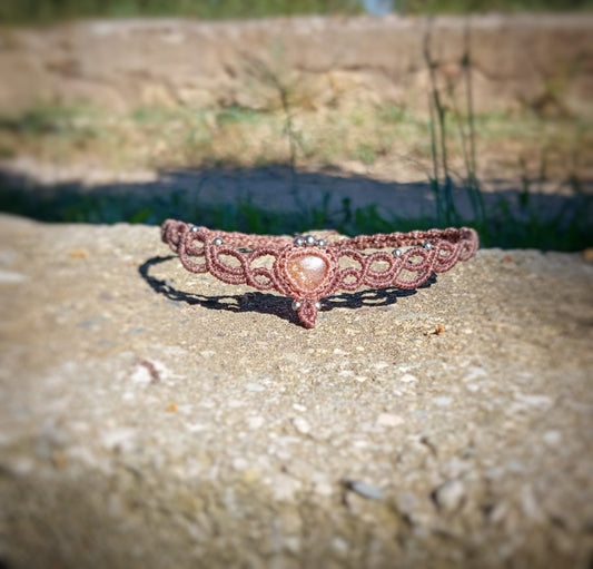 NOVEDAD Gargantilla con Piedra Sol (Pieza única)