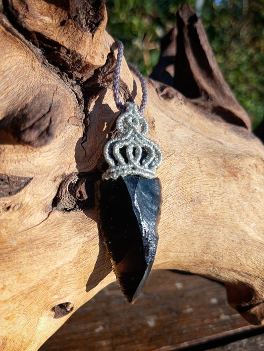 NOVEDAD  Punta de Flecha de Obsidiana (Pieza única)
